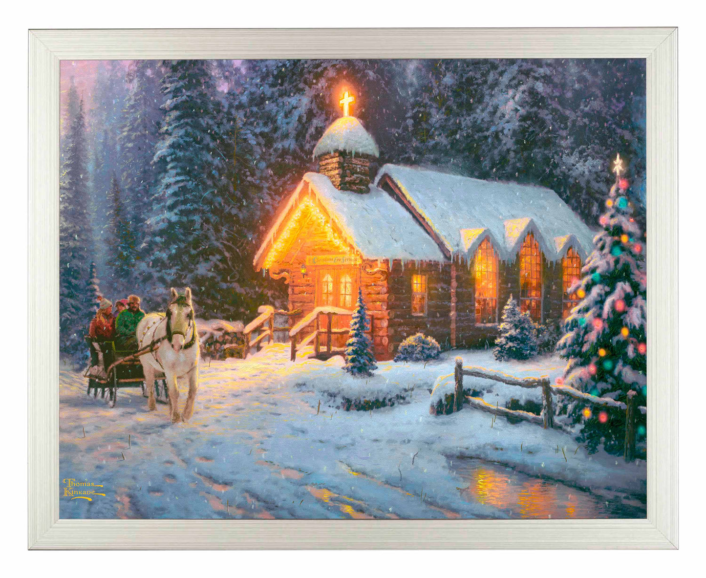 Christmas Chapel I - Art Prints