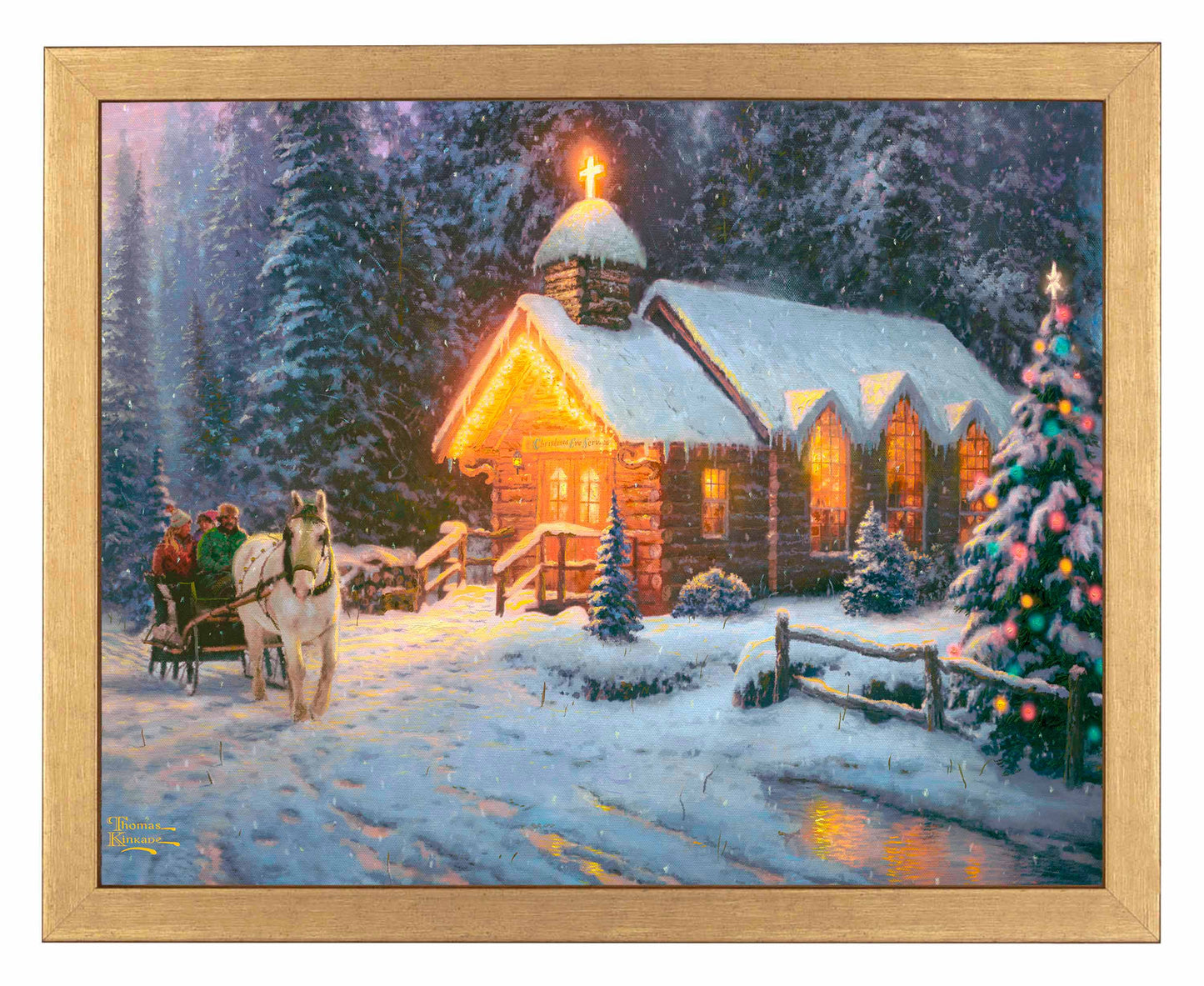 Christmas Chapel I - Art Prints