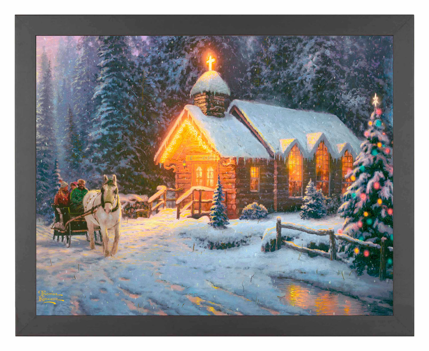 Christmas Chapel I - Art Prints