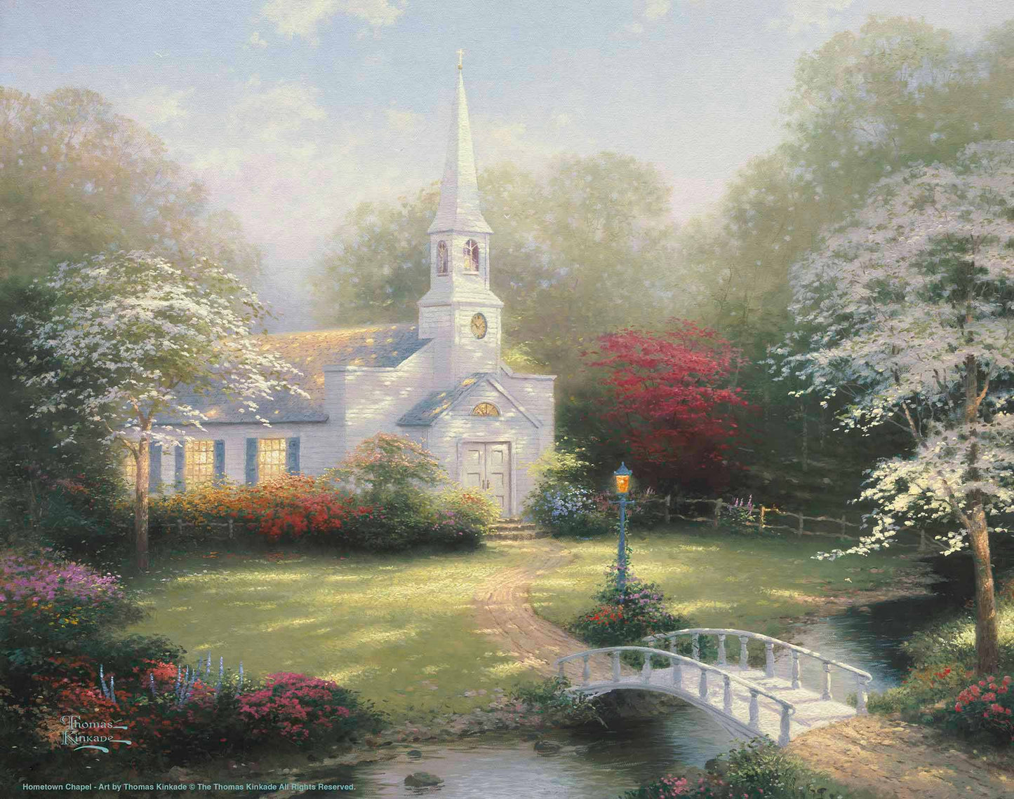 Hometown Chapel - Art Prints