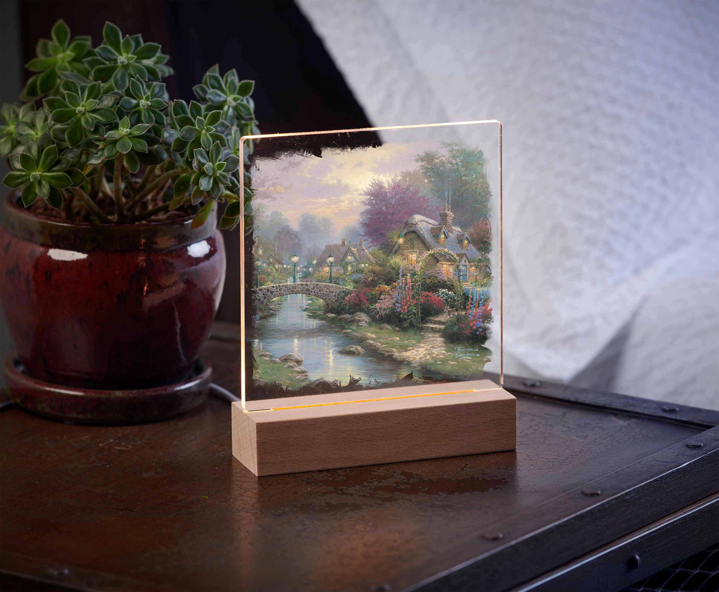 Lamplight Bridge -  Acrylic Night Light