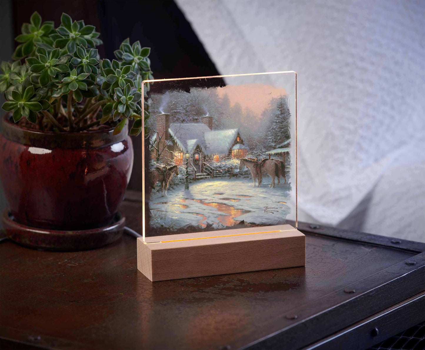 A Christmas Welcome -  Acrylic Night Light