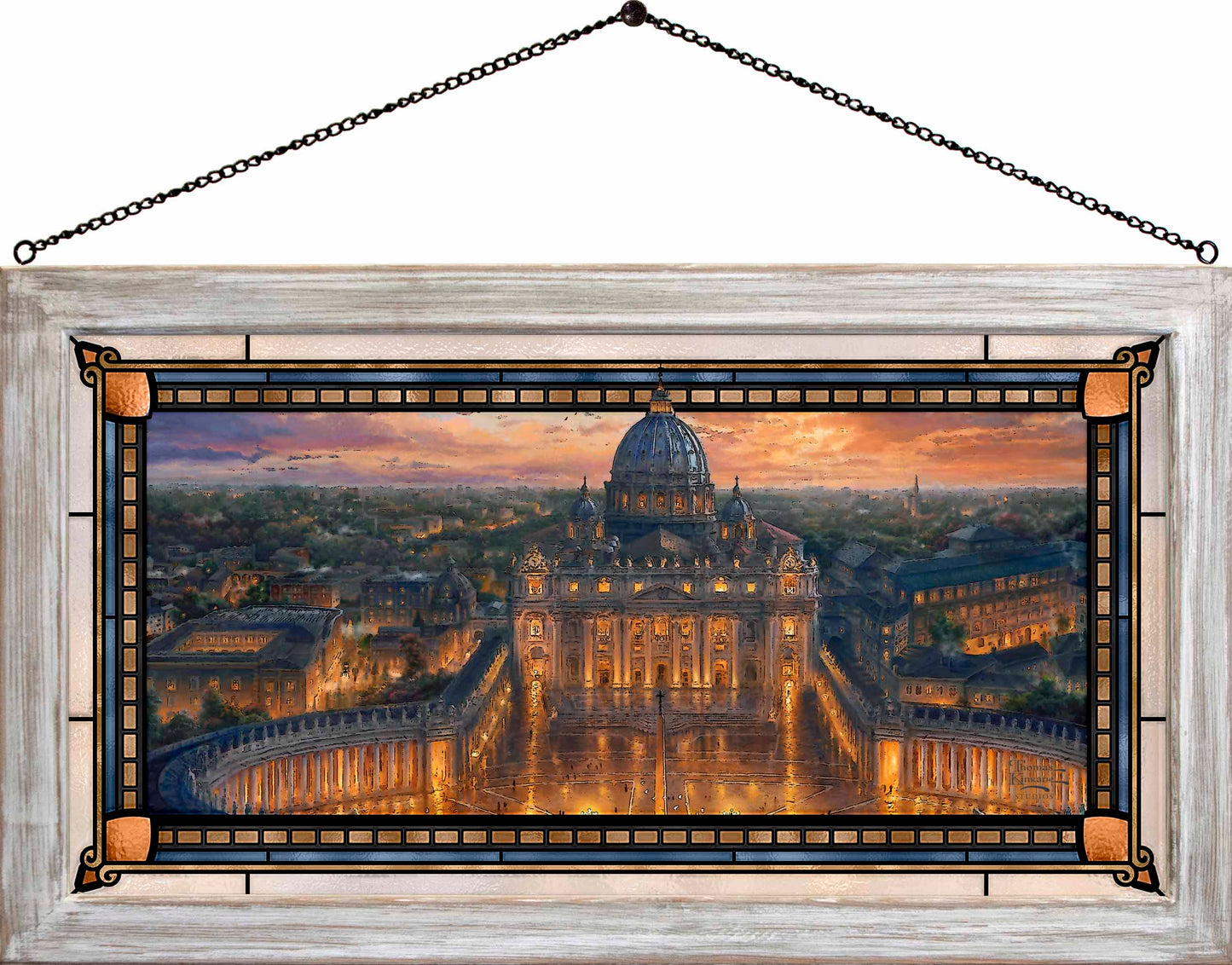 Vatican Sunset - Stained Glass Art