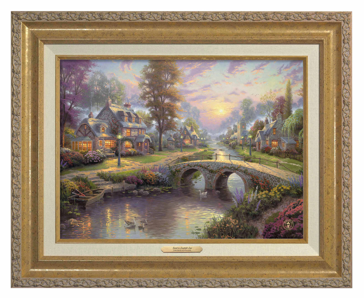 Sunset on Lamplight Lane - Canvas Classics
