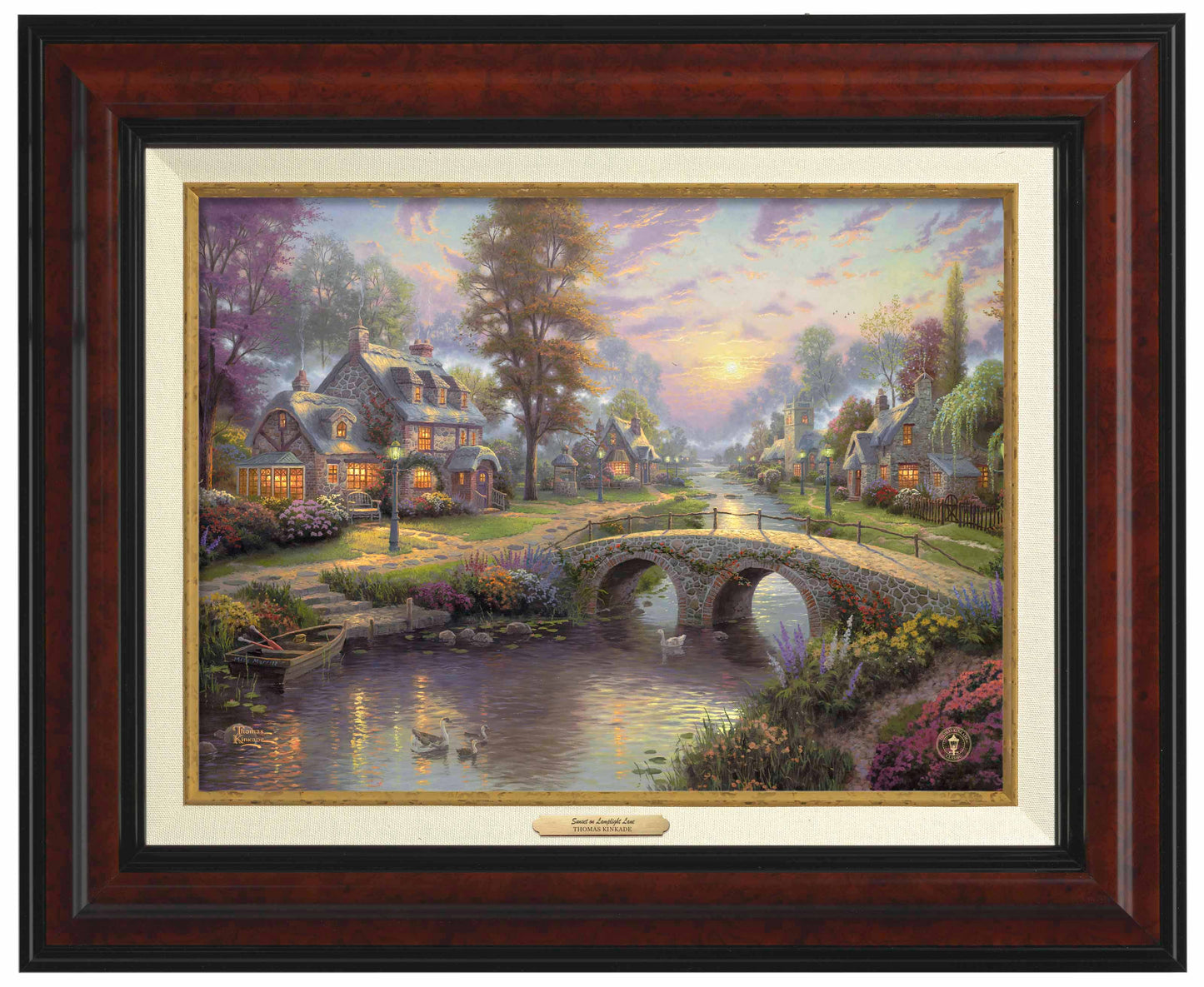 Sunset on Lamplight Lane - Canvas Classics