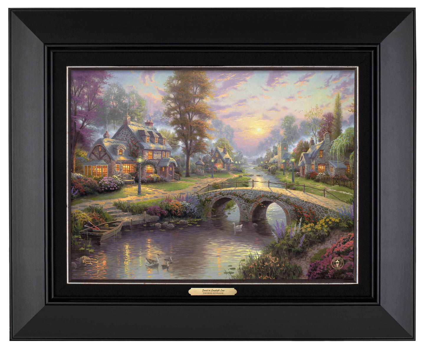 Sunset on Lamplight Lane - Canvas Classics