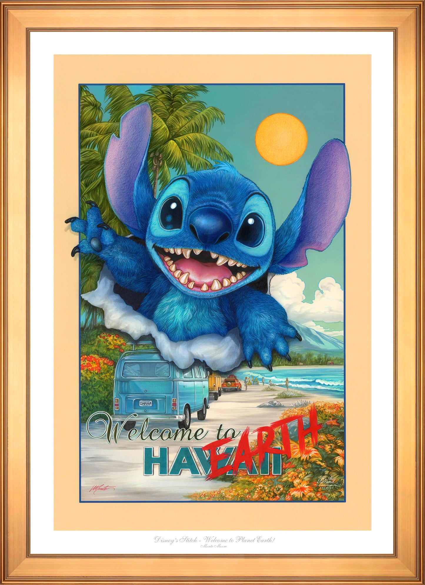 Disney's Stitch - Welcome to Planet Earth - Limited Edition Paper