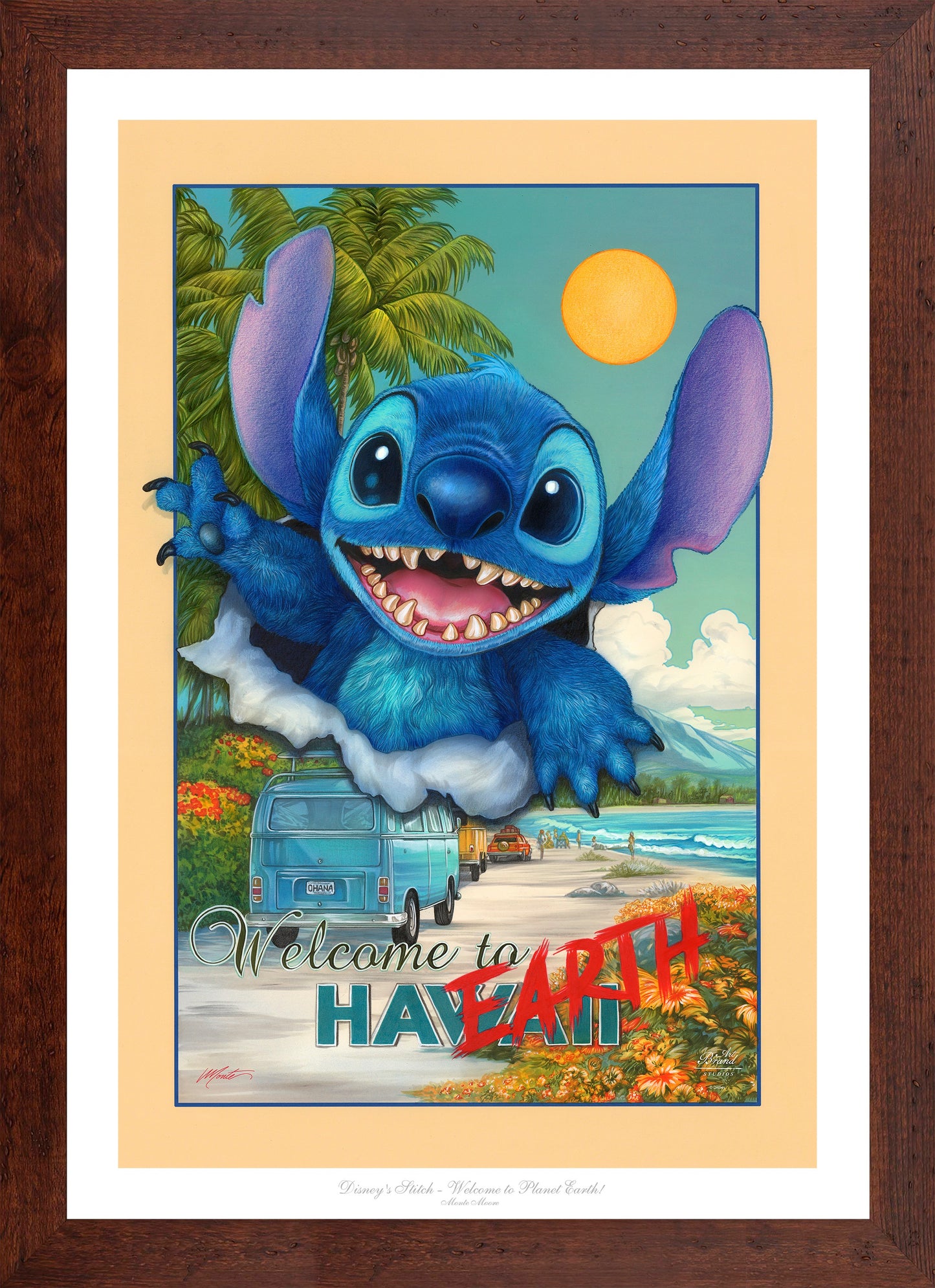 Disney's Stitch - Welcome to Planet Earth - Limited Edition Paper