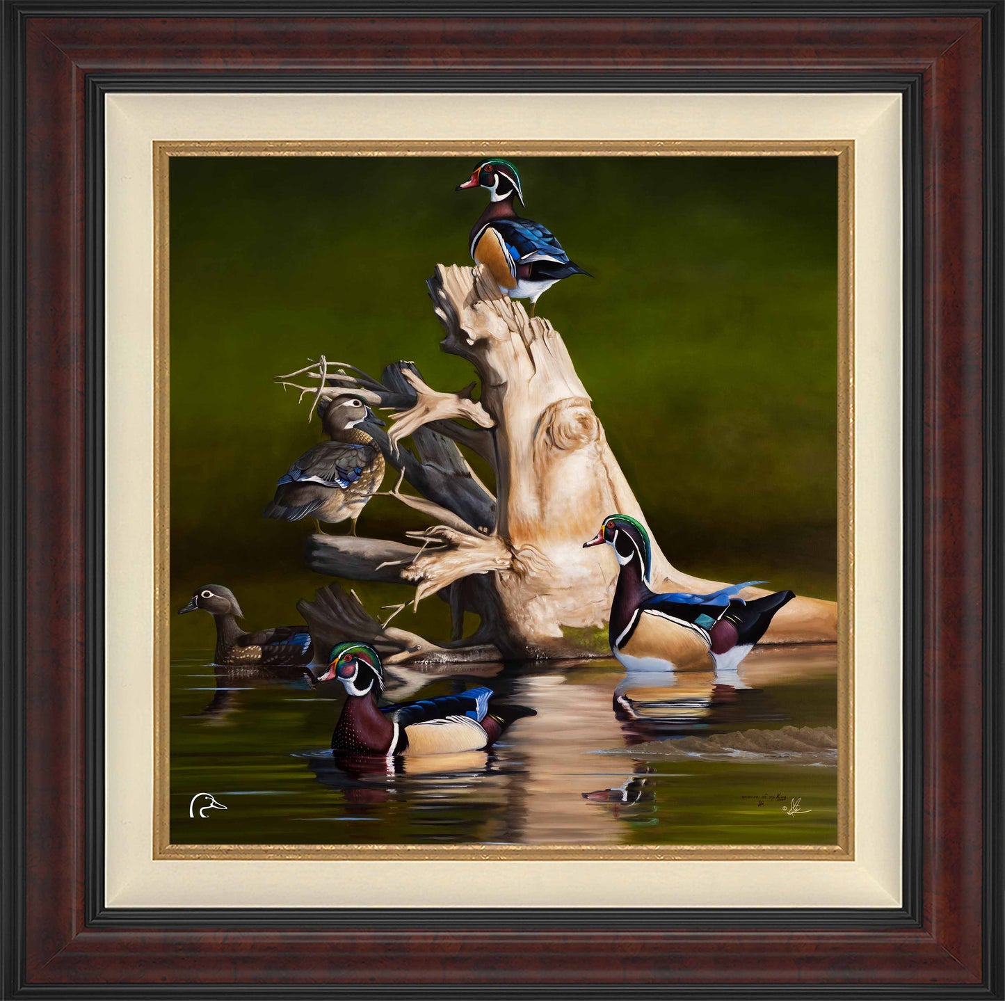 When the Water was Low Limited Edition Canvas - Official Ducks Unlimited Art
