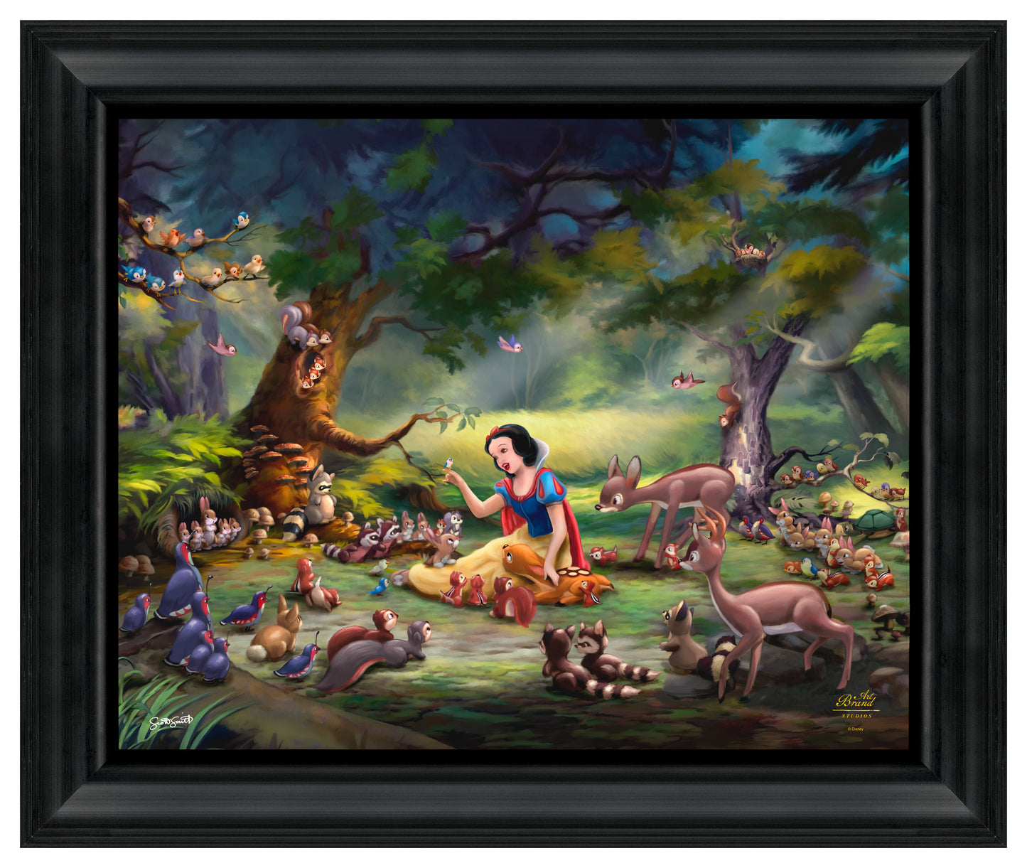 Disney's Snow White - Forest Secrets - 16" x 20" Brushstroke Vignette