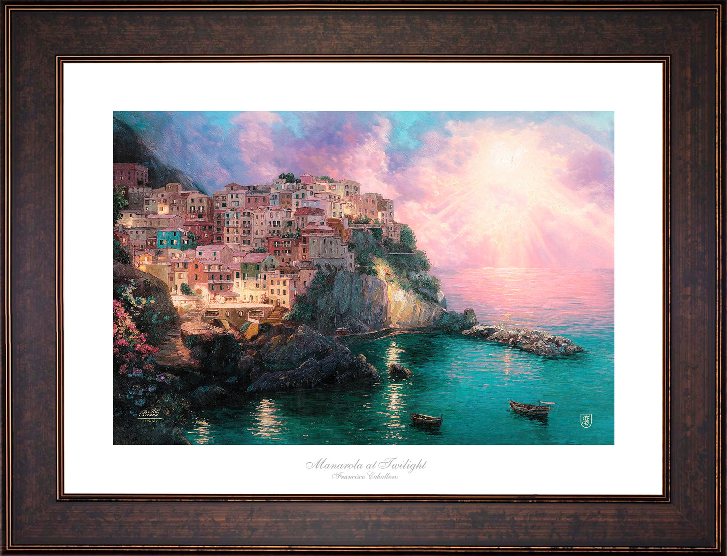 Manarola at Twilight - Limited Edition Paper