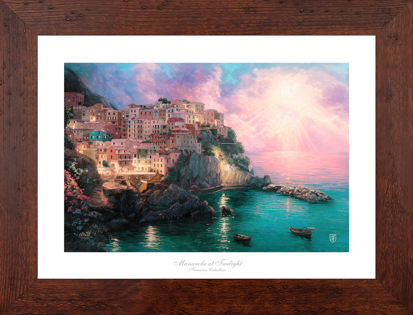 Manarola at Twilight - Limited Edition Paper