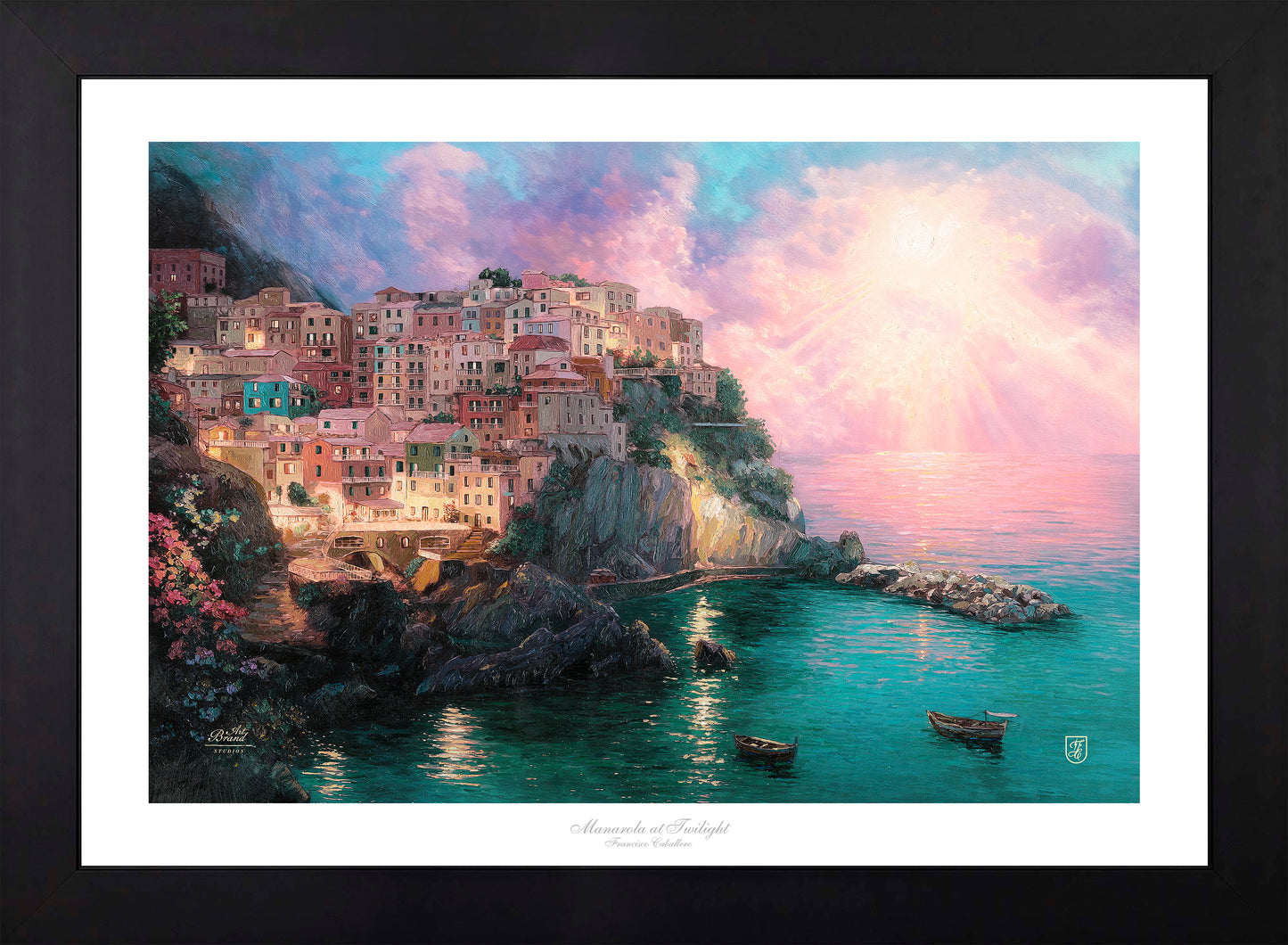 Manarola at Twilight - Limited Edition Paper