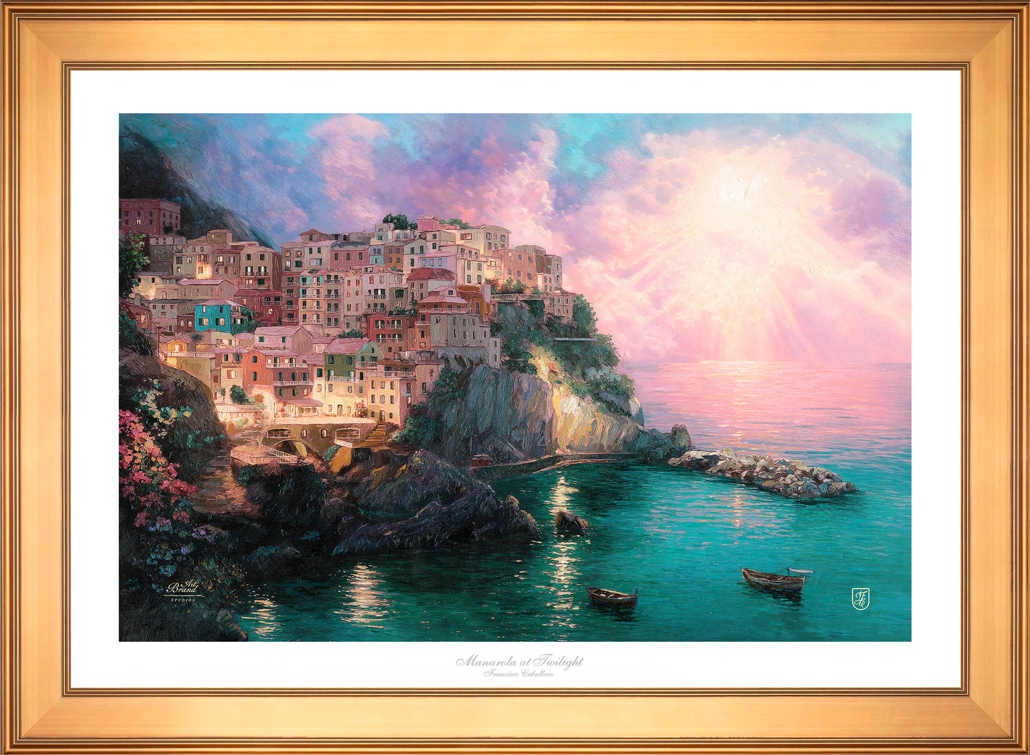 Manarola at Twilight - Limited Edition Paper