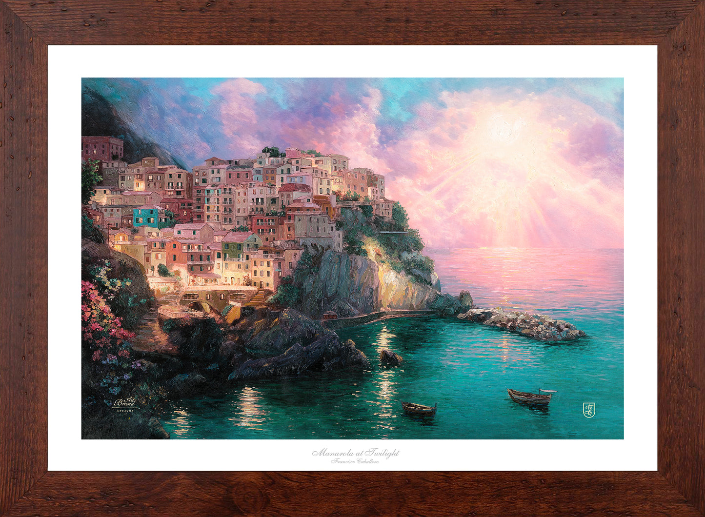 Manarola at Twilight - Limited Edition Paper