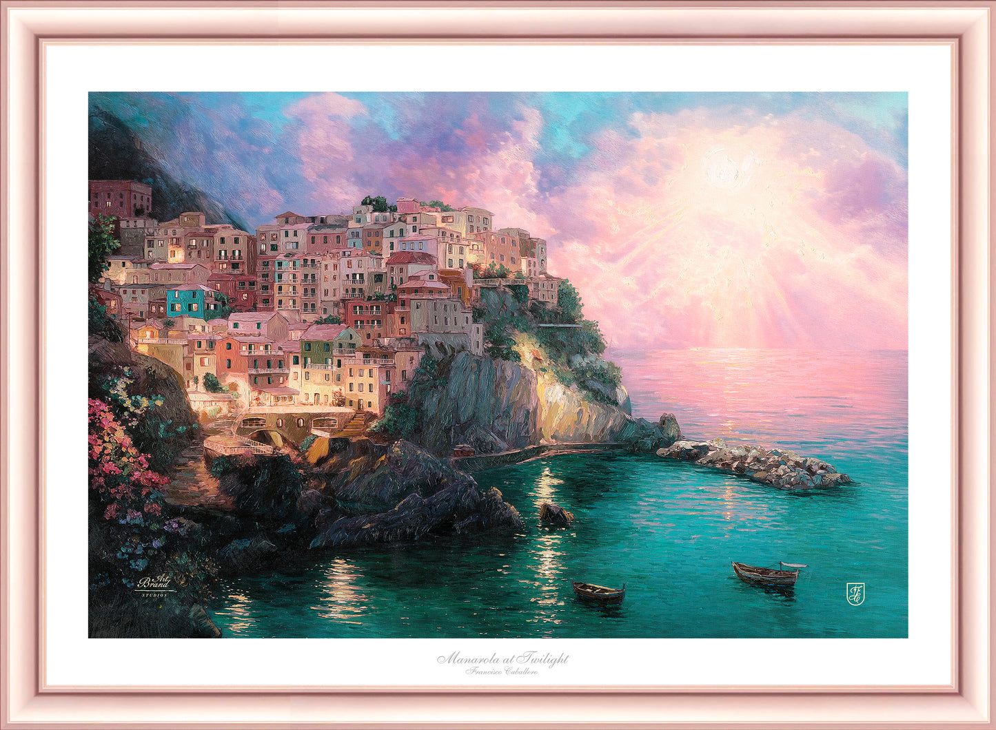 Manarola at Twilight - Limited Edition Paper