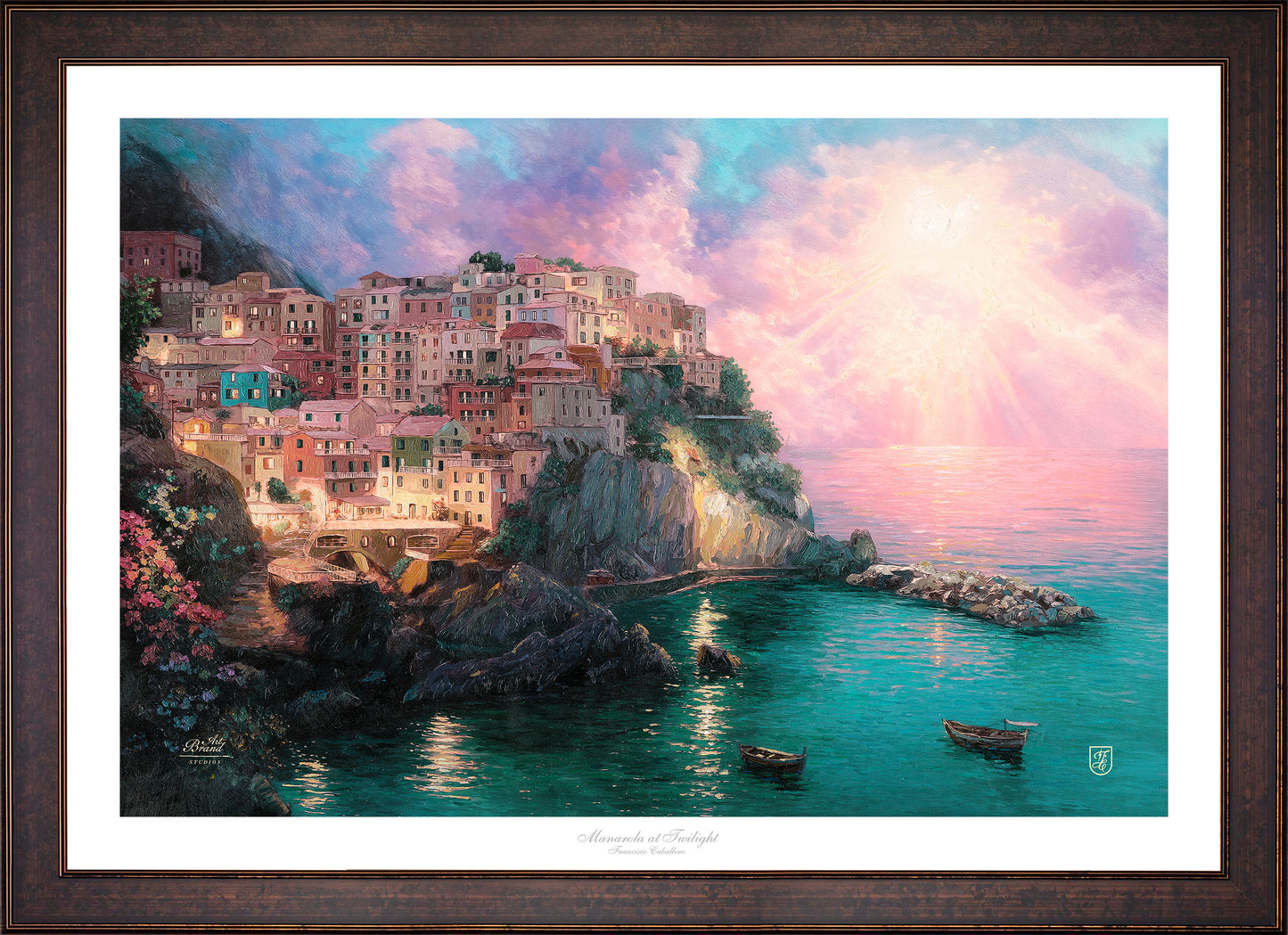 Manarola at Twilight - Limited Edition Paper