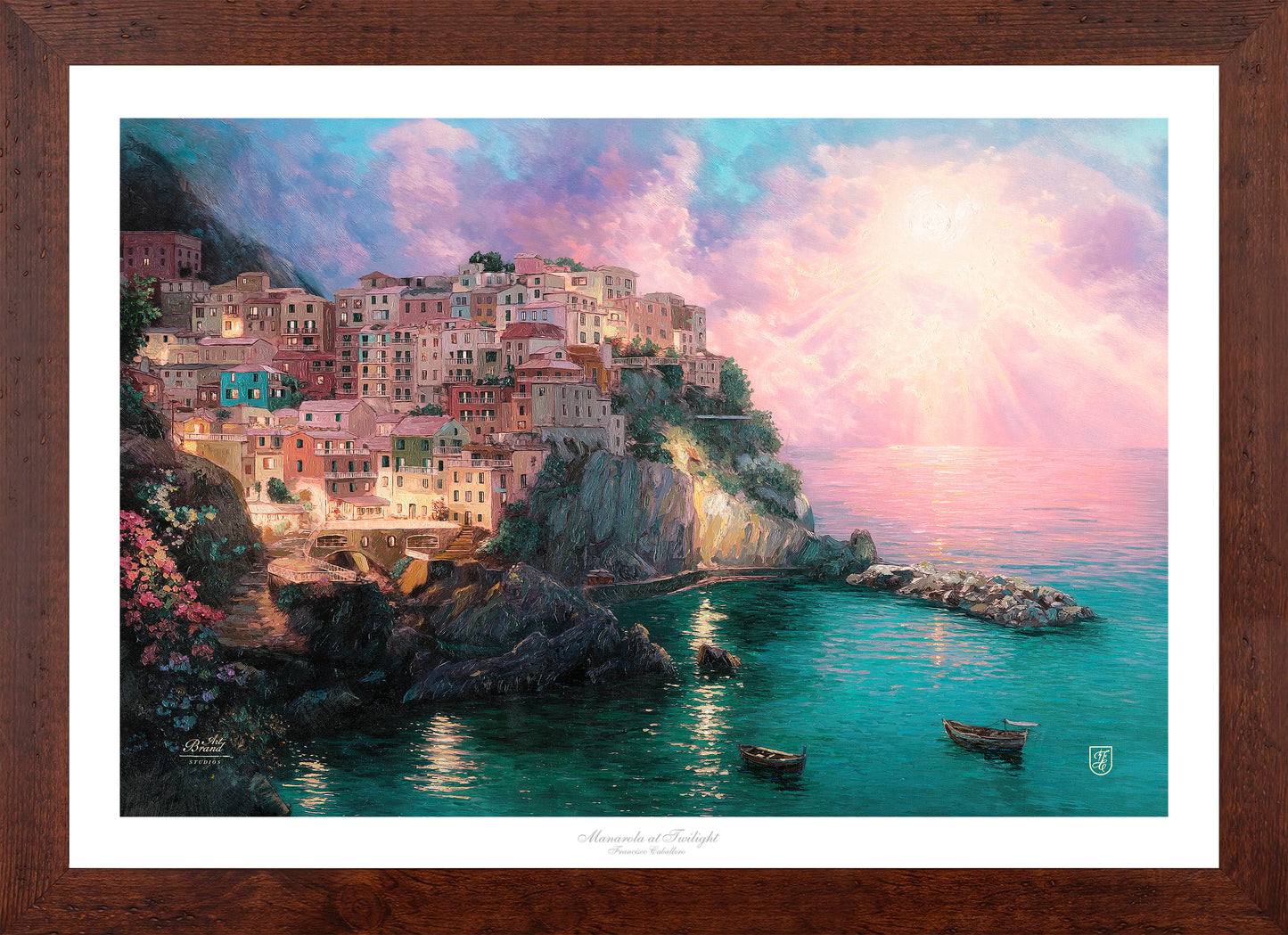 Manarola at Twilight - Limited Edition Paper