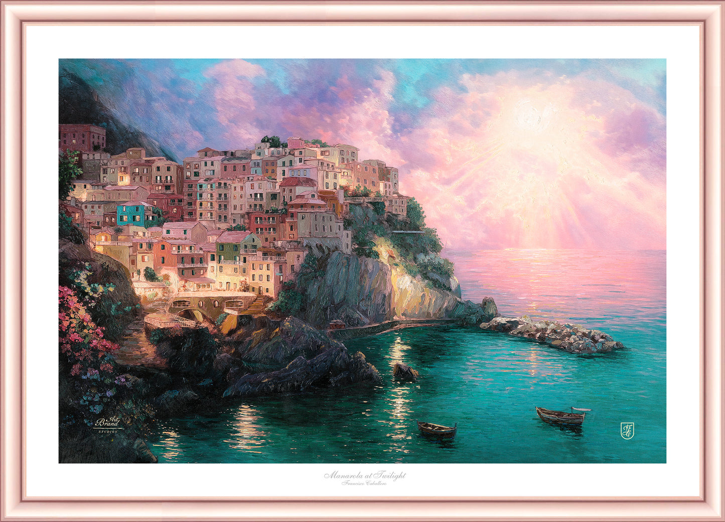 Manarola at Twilight - Limited Edition Paper