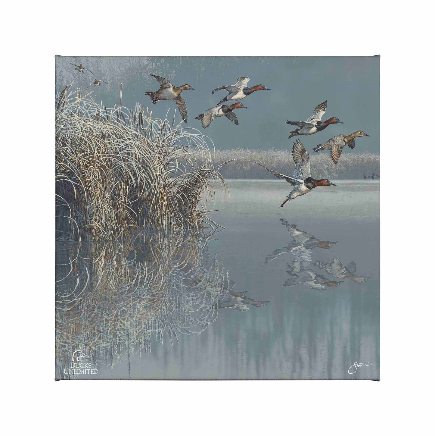 A Hint of Yesteryear Gallery Wrapped Canvas - Official Ducks Unlimited Art