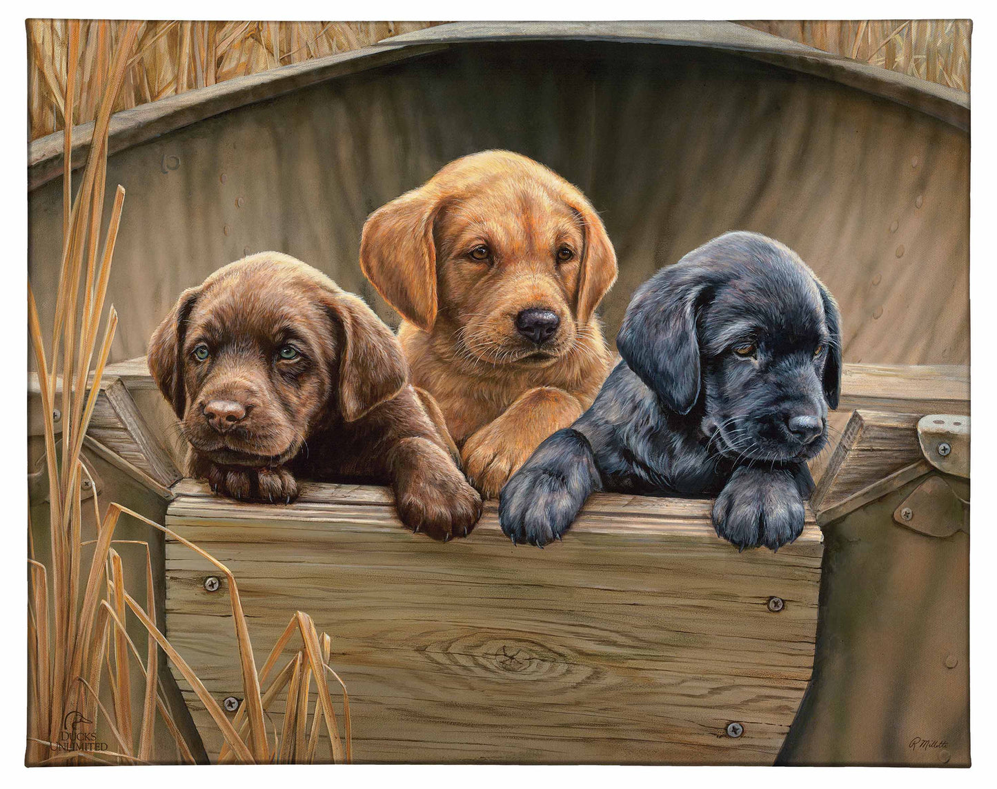 All Hands on Deck Gallery Wrapped Canvas - Official Ducks Unlimited Art