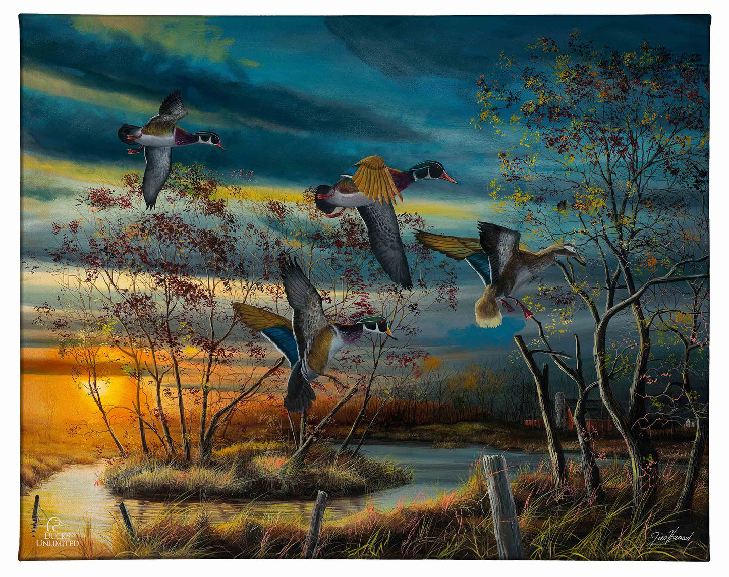 Autumn Splendor Gallery Wrapped Canvas - Official Ducks Unlimited Art