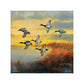 Autumn Sunrise - Bluebills Gallery Wrapped Canvas - Official Ducks Unlimited Art