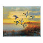 Autumn Sunrise - Bluebills Gallery Wrapped Canvas - Official Ducks Unlimited Art