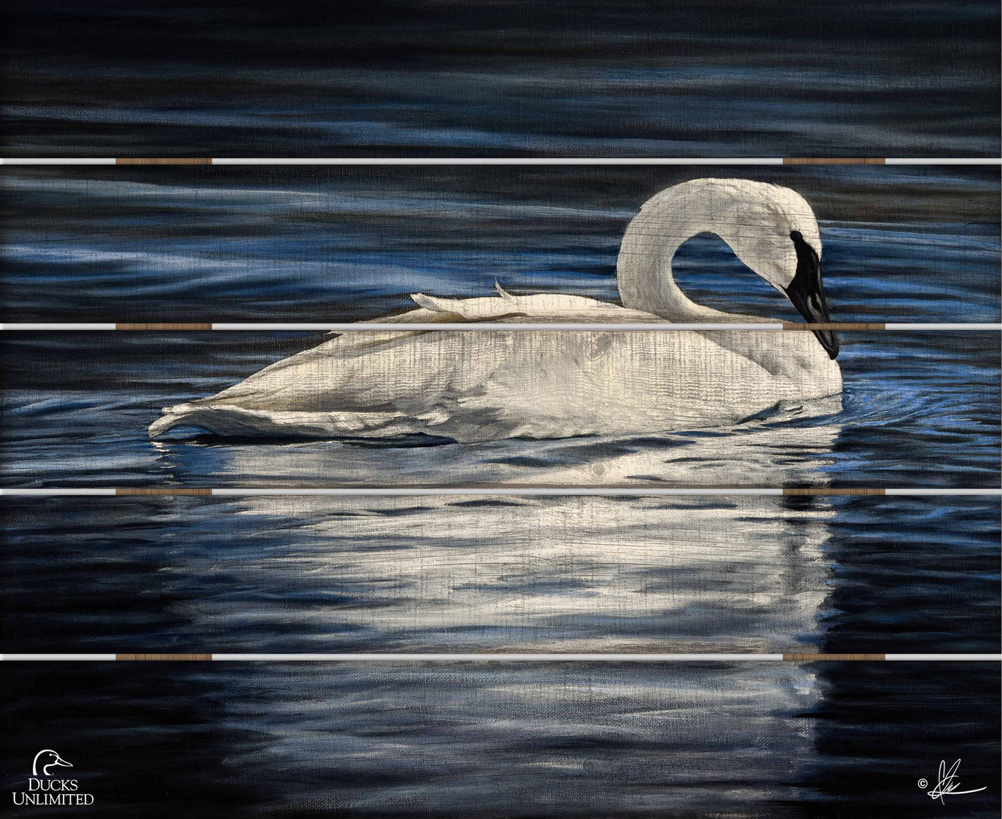 Beautiful 18" x 22" Pallet Wall Art - Official Ducks Unlimited Art