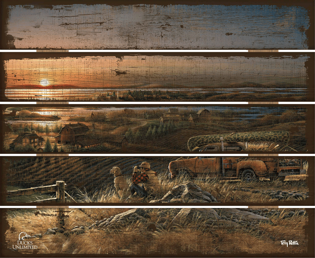 Best Friends 18" x 22" Pallet Wall Art - Official Ducks Unlimited Art
