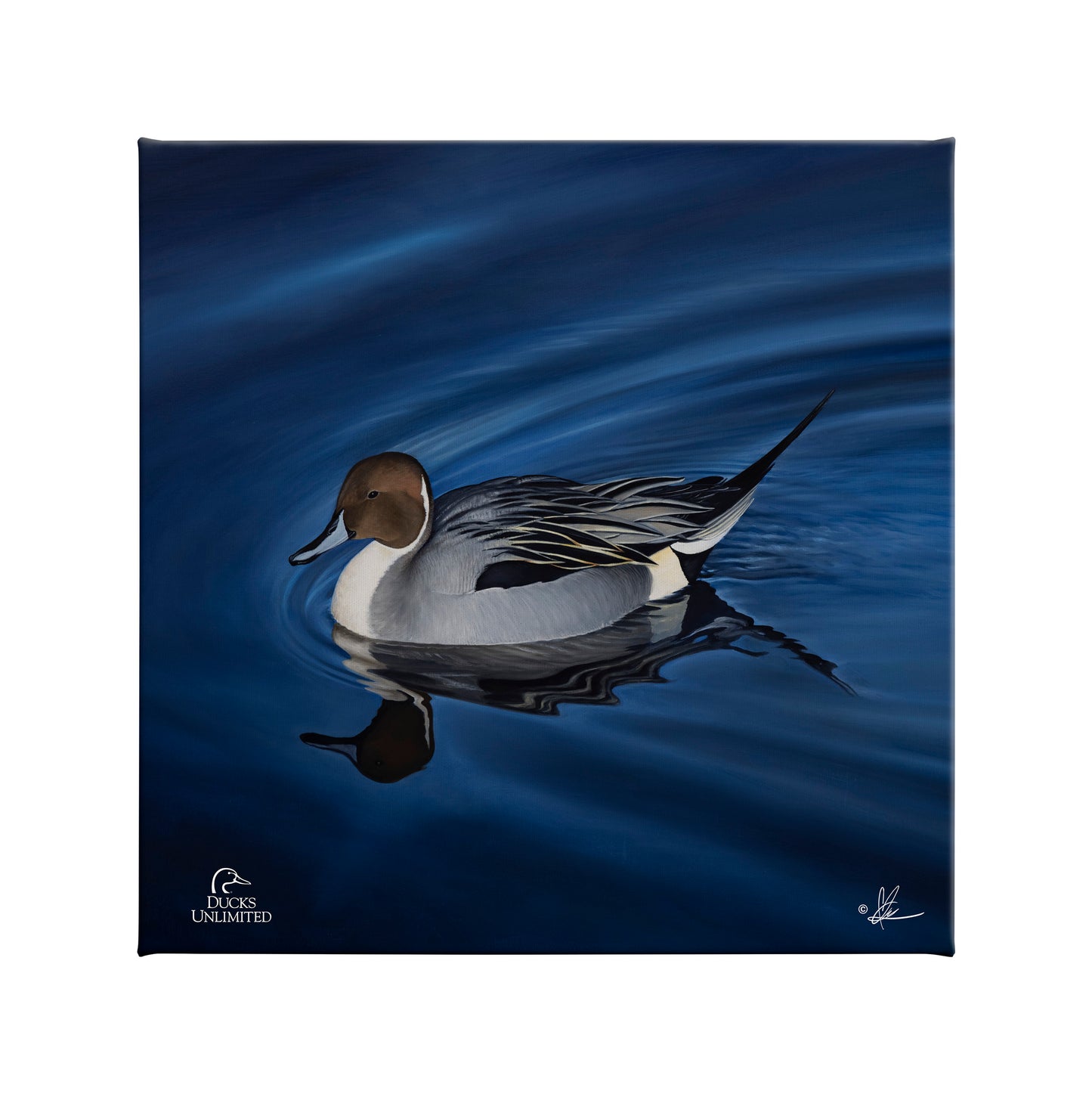 Calm Blue Water Gallery Wrapped Canvas - Official Ducks Unlimited Art