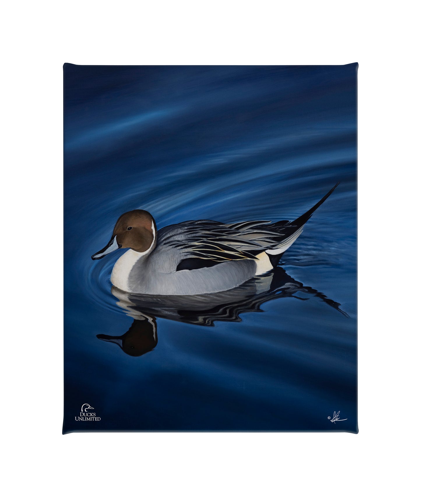 Calm Blue Water Gallery Wrapped Canvas - Official Ducks Unlimited Art