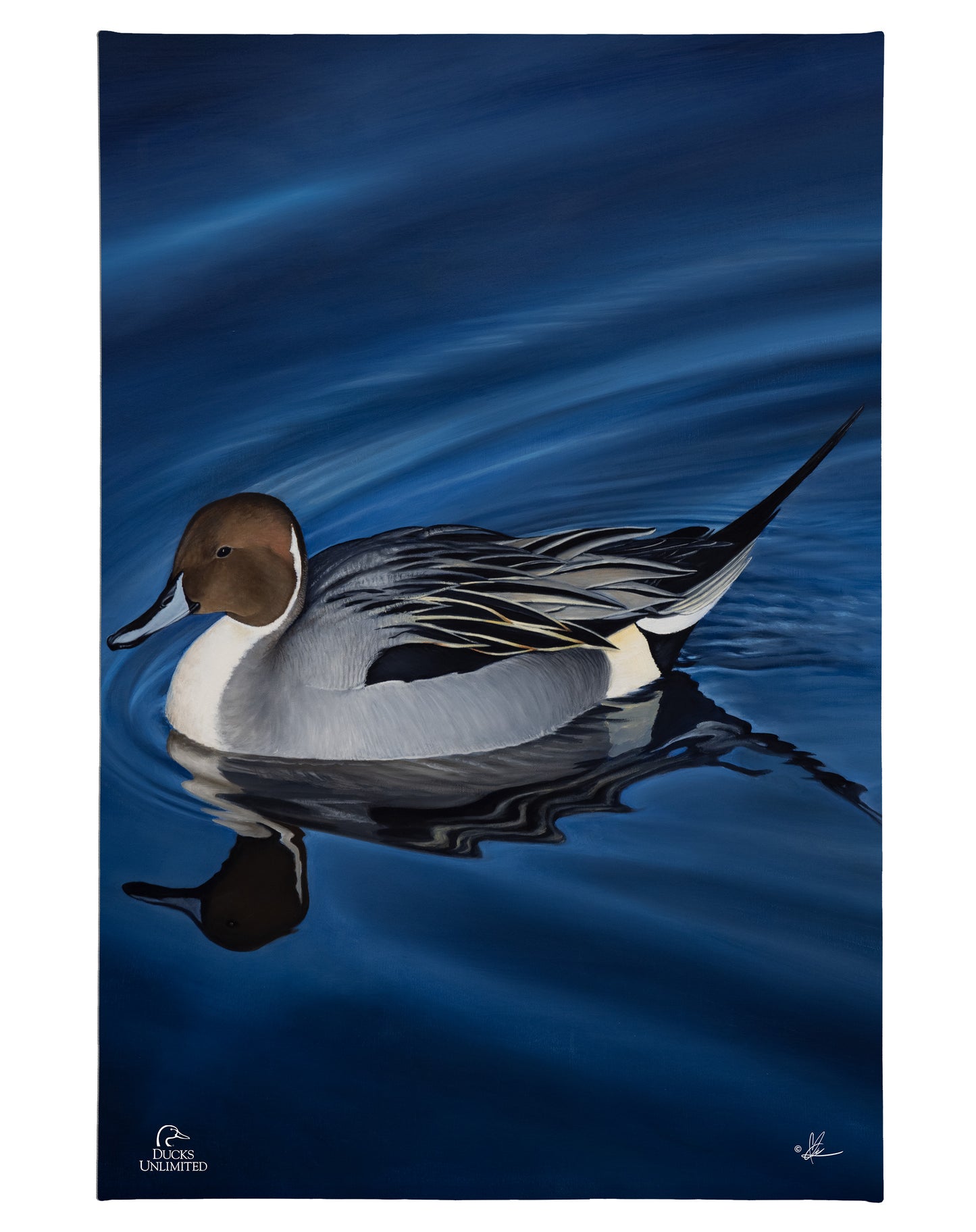 Calm Blue Water Gallery Wrapped Canvas - Official Ducks Unlimited Art