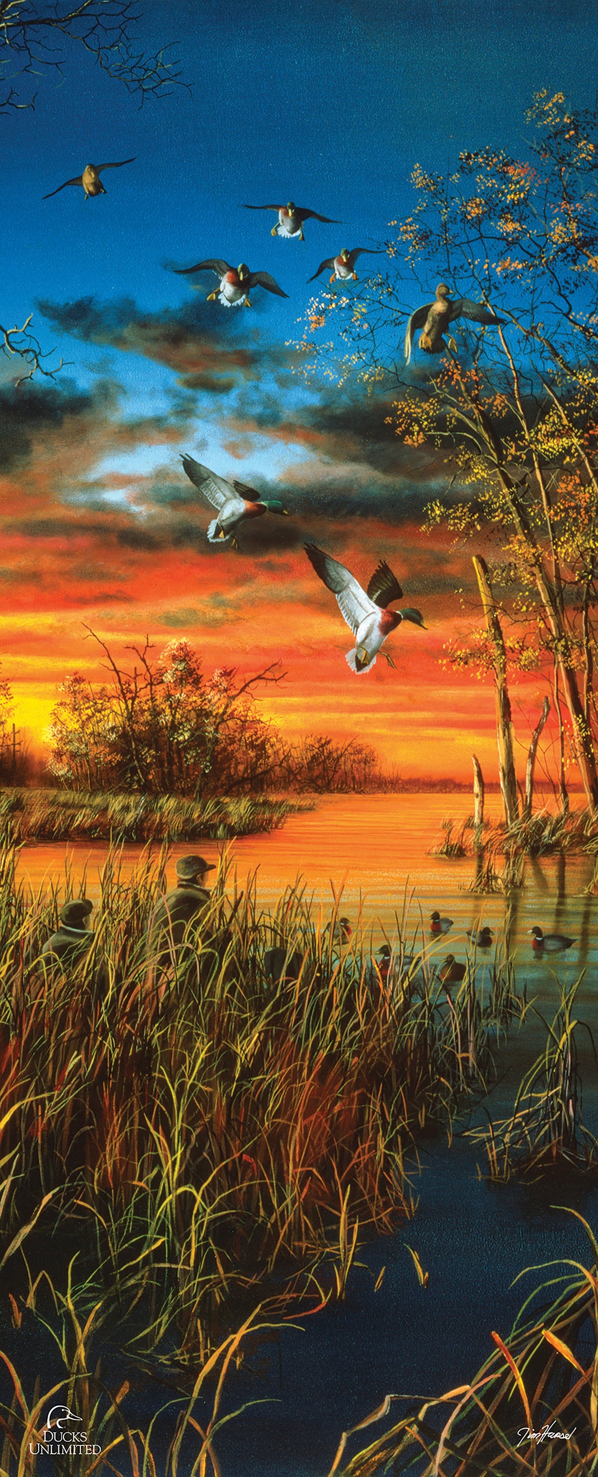 Day to Remember 12" x 30" Wood Sign - Official Ducks Unlimited Art