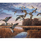 Daybreak Descent - Canada Geese Gallery Wrapped Canvas - Official Ducks Unlimited Art
