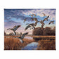 Daybreak Descent - Canada Geese Gallery Wrapped Canvas - Official Ducks Unlimited Art