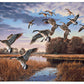Daybreak Descent - Canada Geese Gallery Wrapped Canvas - Official Ducks Unlimited Art