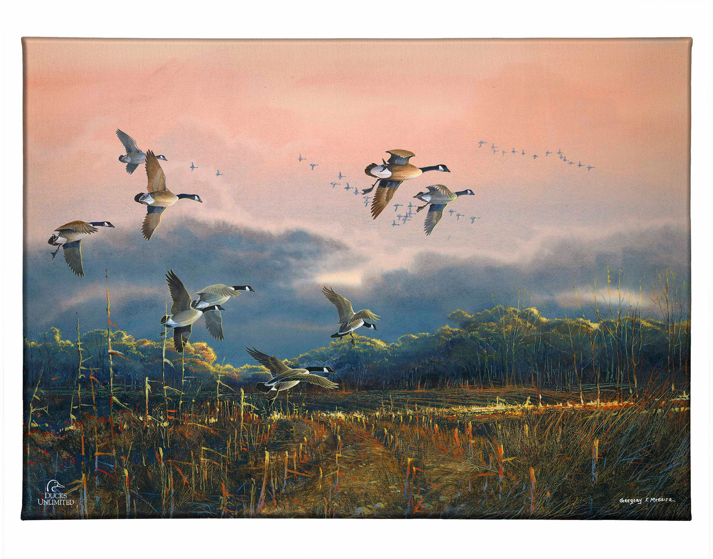 Days End Gallery Wrapped Canvas - Official Ducks Unlimited Art
