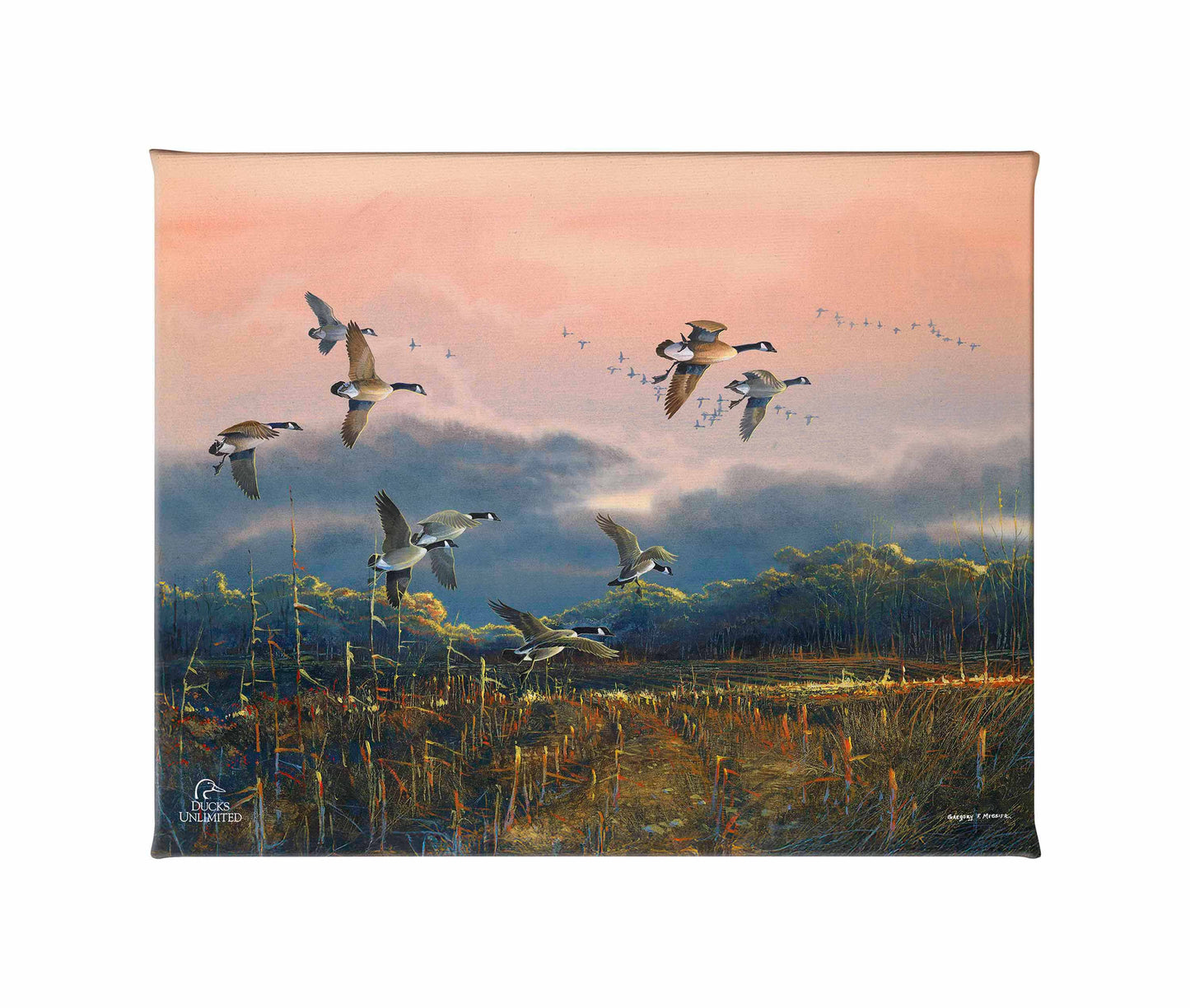 Days End Gallery Wrapped Canvas - Official Ducks Unlimited Art