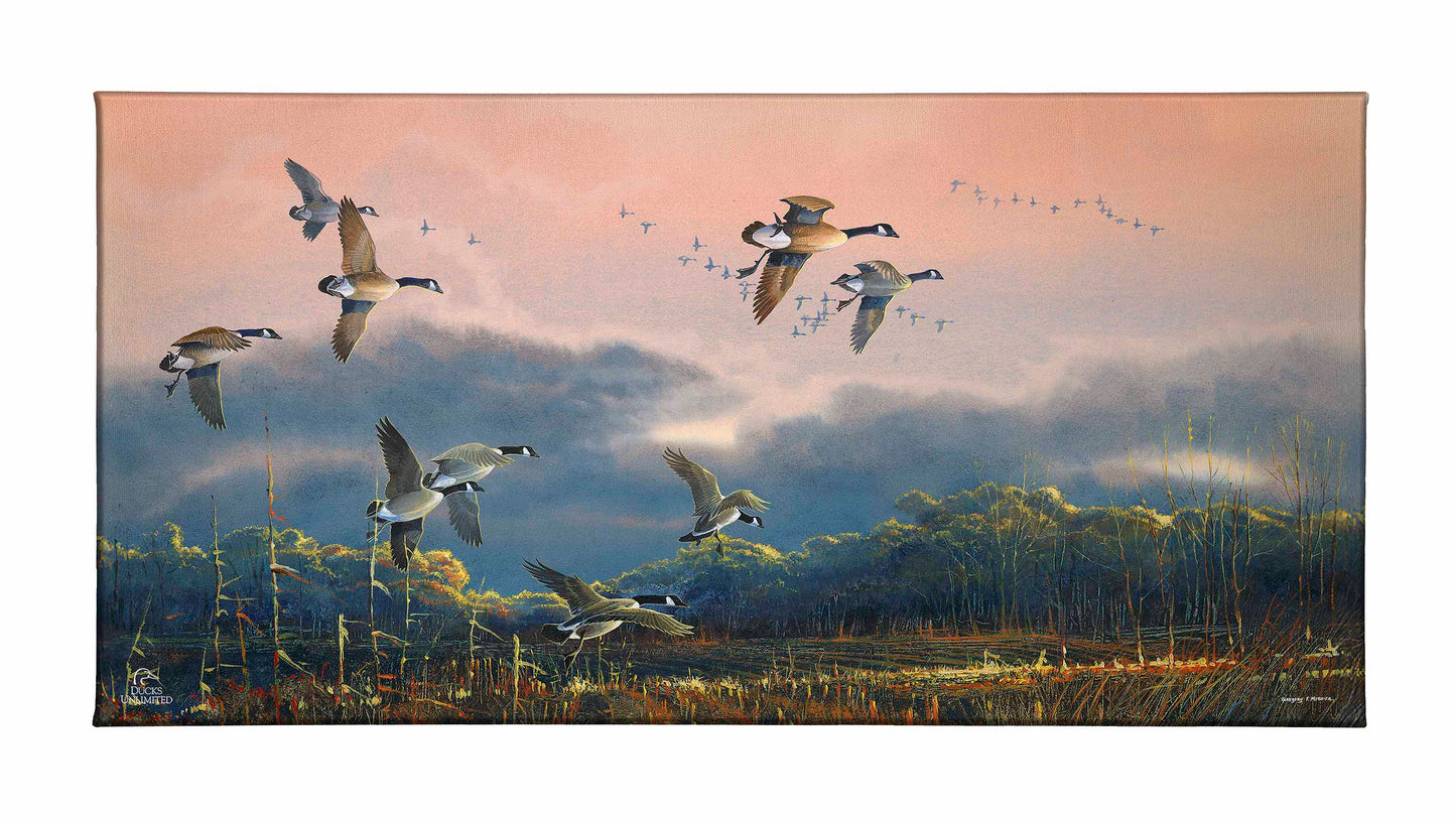 Days End Gallery Wrapped Canvas - Official Ducks Unlimited Art