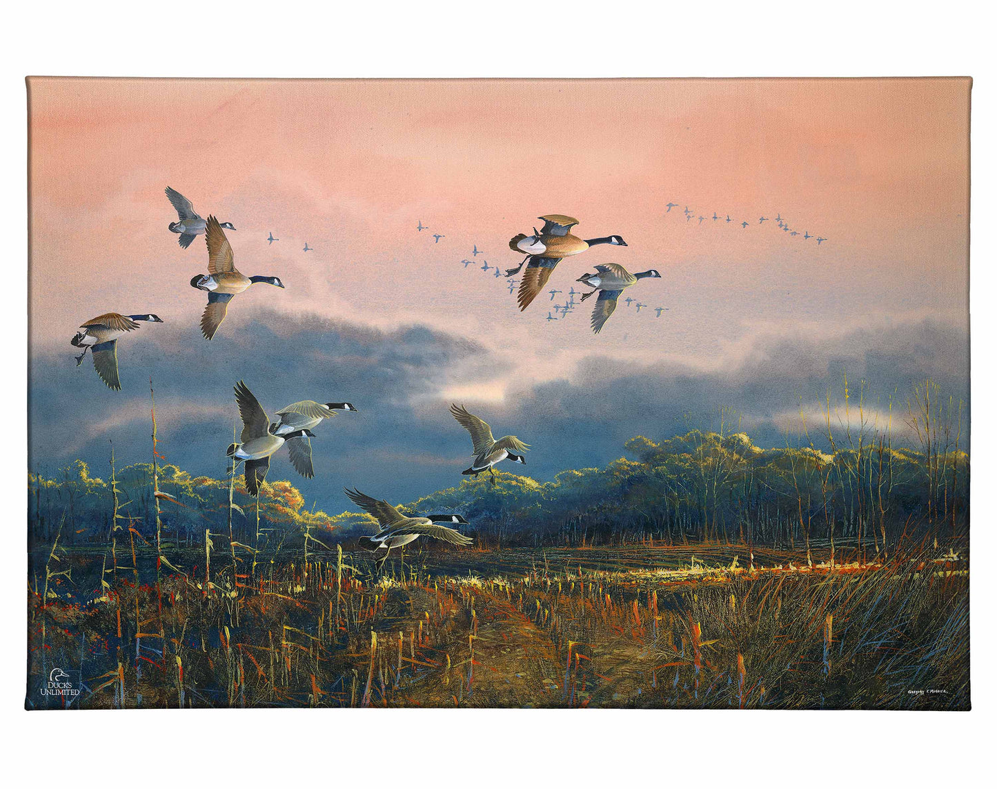 Days End Gallery Wrapped Canvas - Official Ducks Unlimited Art