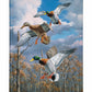 Descending Trio - Mallards Gallery Wrapped Canvas - Official Ducks Unlimited Art