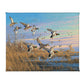 Dropping in Mallards Gallery Wrapped Canvas - Official Ducks Unlimited Art