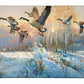 Late Departure - Canada Geese Gallery Wrapped Canvas - Official Ducks Unlimited Art