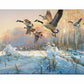 Late Departure - Canada Geese Gallery Wrapped Canvas - Official Ducks Unlimited Art