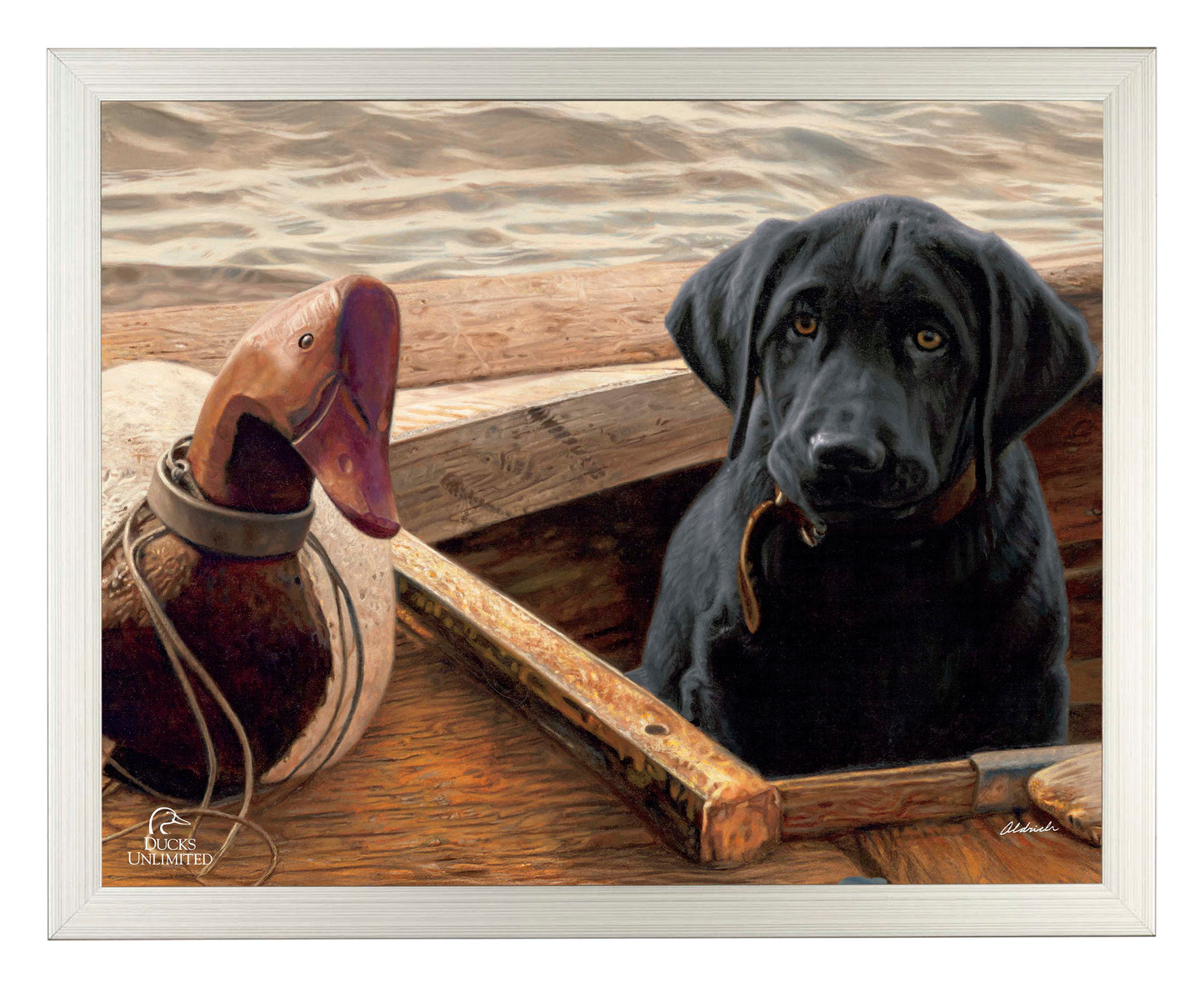 Old School Black Lab Art Prints - Official Ducks Unlimited Art