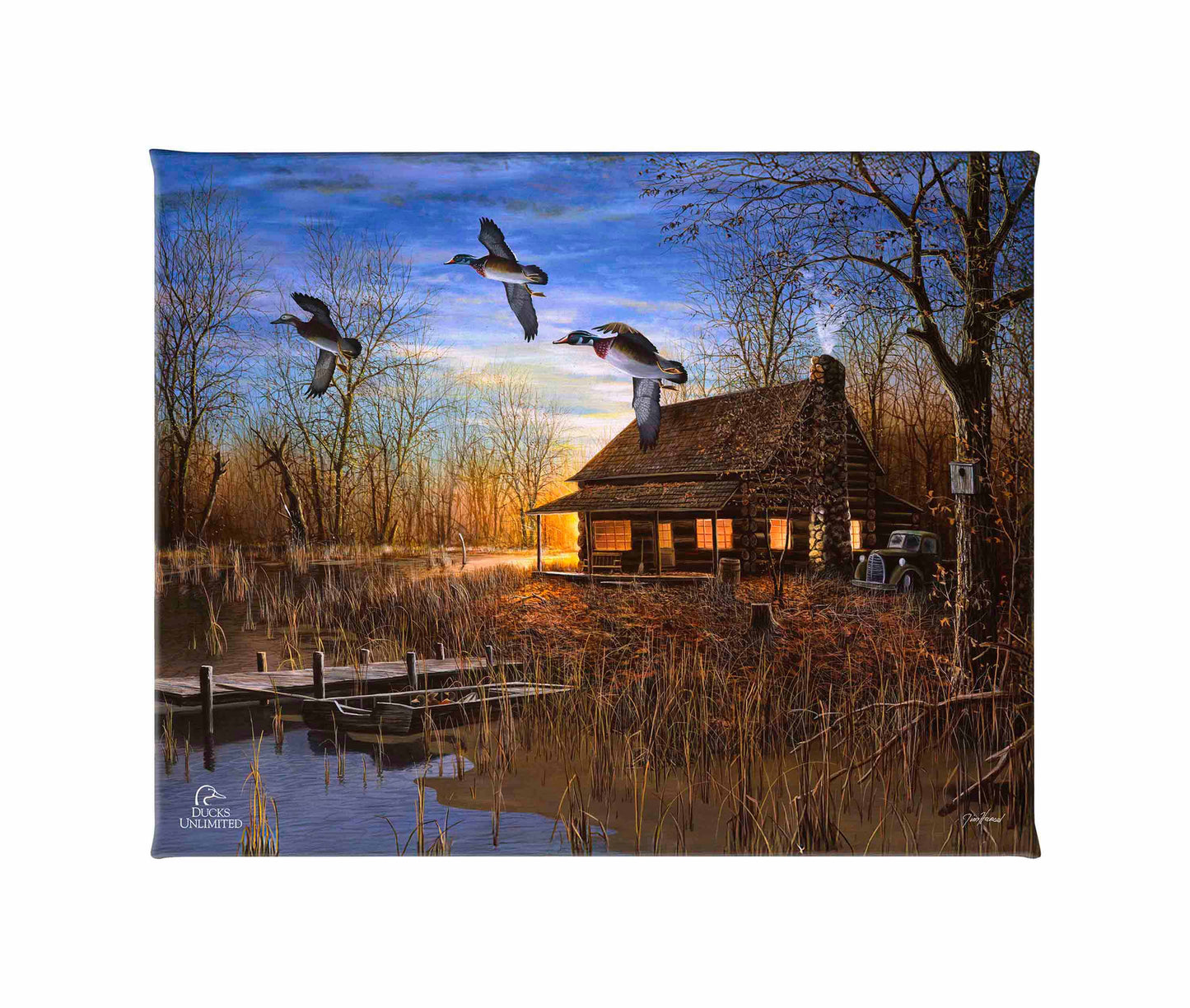 Passing Through Gallery Wrapped Canvas - Official Ducks Unlimited Art