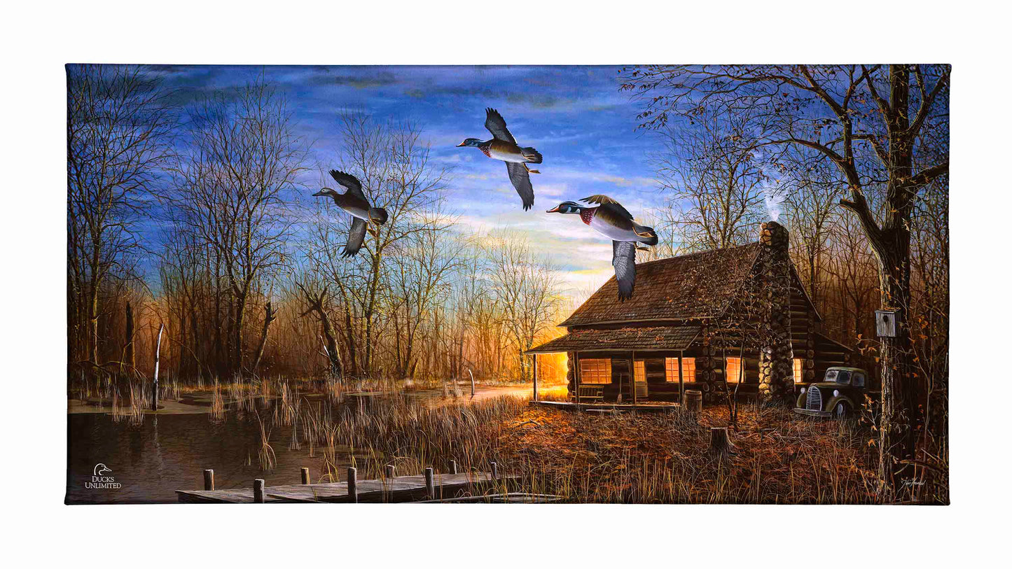 Passing Through Gallery Wrapped Canvas - Official Ducks Unlimited Art