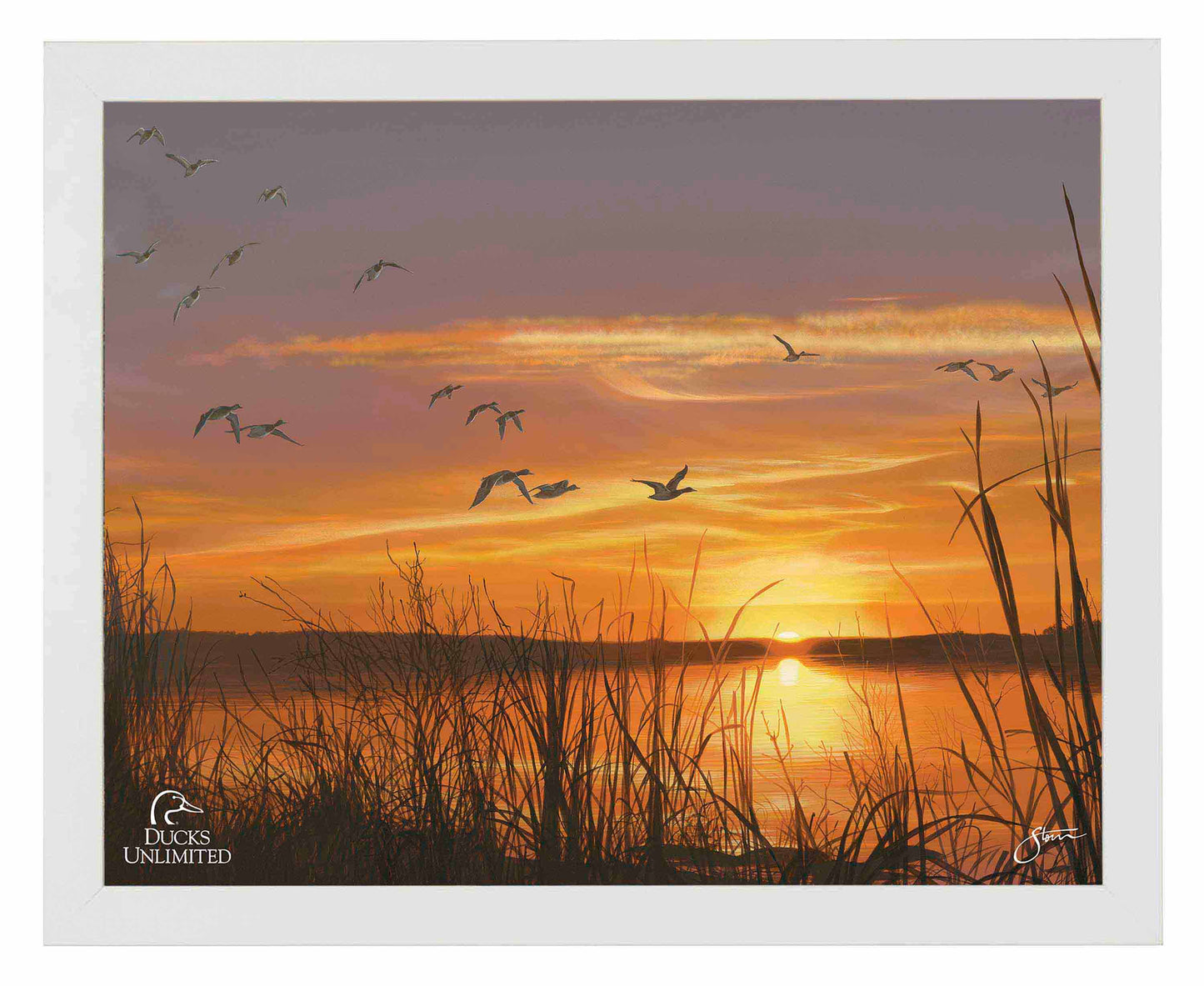Sunset's Last Minutes Art Prints - Official Ducks Unlimited Art