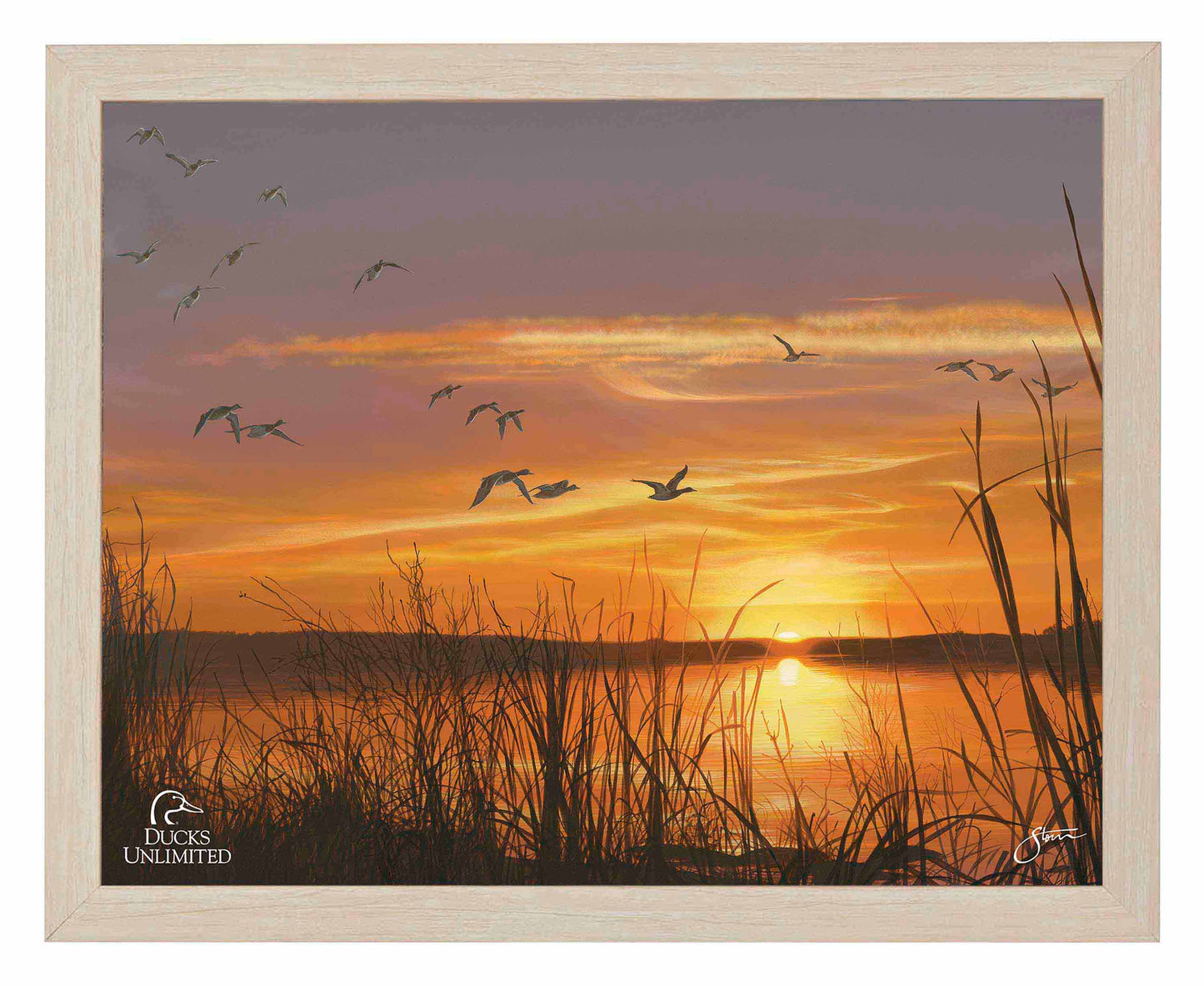 Sunset's Last Minutes Art Prints - Official Ducks Unlimited Art